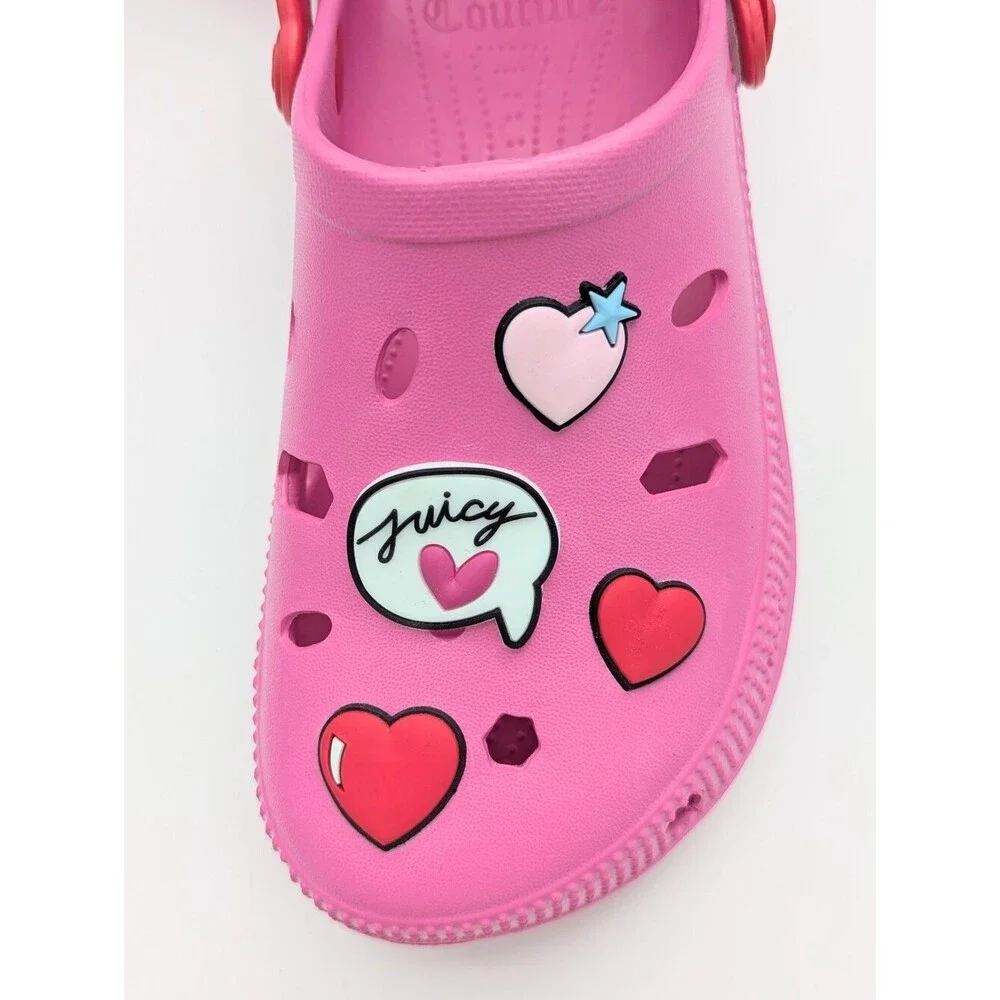 Juicy Couture Kids' (Size 3) Pink Slip-On 